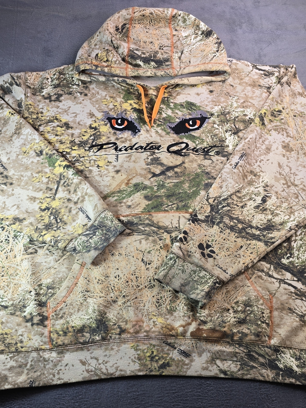 Cabela's Men's Predator Quest Zonz Western Camo Pullover Hoodie 2XL